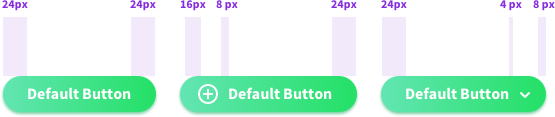Button icon alignment